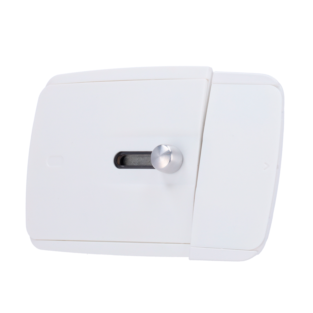 Cerrojo inteligente Bluetooth - Invisible desde el exterior - Instalación sin manipular la puerta - Material de alta seguridad - Usuarios invitados y reportes de accesos - App WatchManDoor Home | Sincronización con Ajax