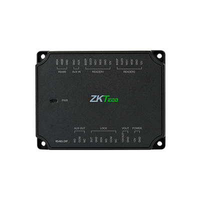 Controlador de acceso extensor - Acceso con tarjeta o contraseña - Comunicación RS485 - 2 lectores Wiegand - Salida de relé para 1 puerta - Requiere controlador maestro ZK-C2-260