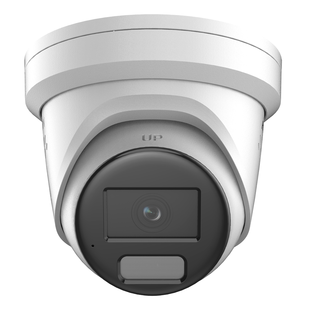 Telecamera IP 4 Megapixel - 1/1.8" Progressive Scan CMOS - Compressione H.265+ / H.265 - Ottica 2.8 mm / WDR / Luce Bianca con funzione Deterrente - Truesense2: Miglioramento del filtro per i falsi allarmi - Luce con funzione deterrente e Audio bidirezio