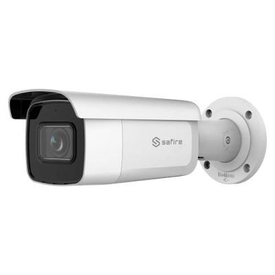 Telecamera IP 6 Megapixel - 1/2.7" Sensore a luce ultra bassa - Compressione H.265+ / H.265 - Obiettivo motorizzato 2.8~12 mm / WDR / IR 60m - Truesense: Filtro di falso allarme - Protezione IP67, Antivandalo IK10