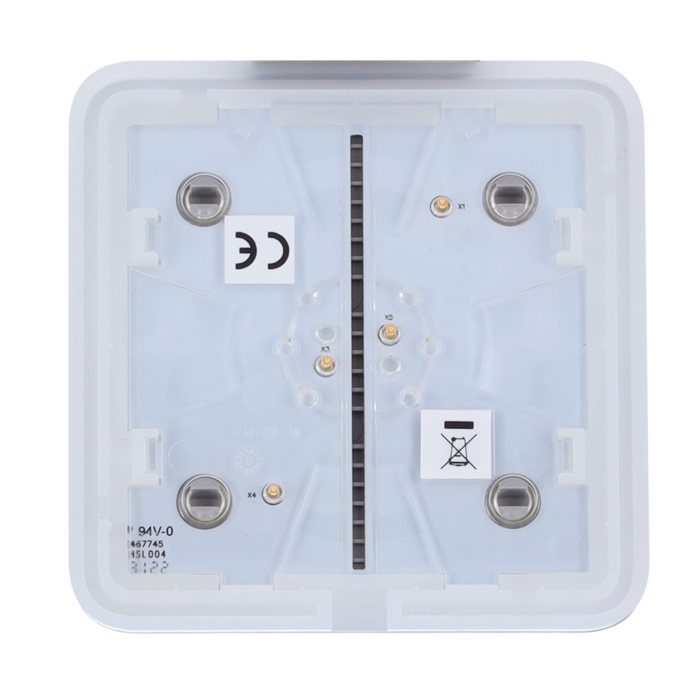 Pannello tattile per interruttore della luce - Compatibile AJ-LIGHTCORE-1G - Compatibile AJ-LIGHTCORE-2W - Retroilluminazione a LED - Pannello tattile senza contatto - Colore grigio