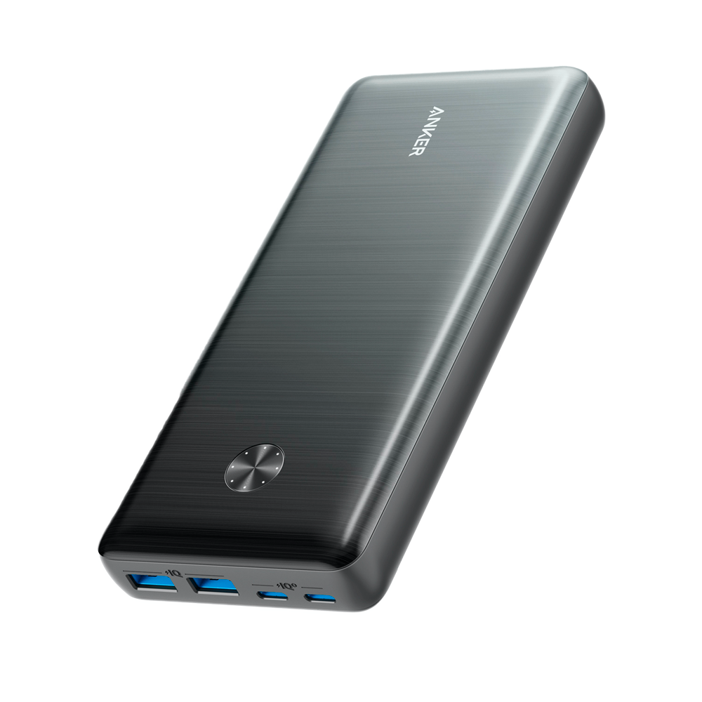 Anker - Power bank con indicatore di ricarica a LED - Capacità 25600mAh  - Ricarica veloce PD100W  - Ingresso USB-C , Uscite 2 USB -A, USB C - Ricarica di 4 dispositivi contemporaneamente