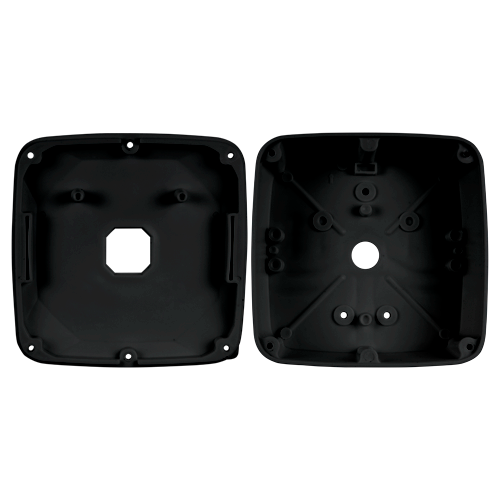 Scatola di giunzione per telecamere dome - Colore nero - Fabbricata in PVC