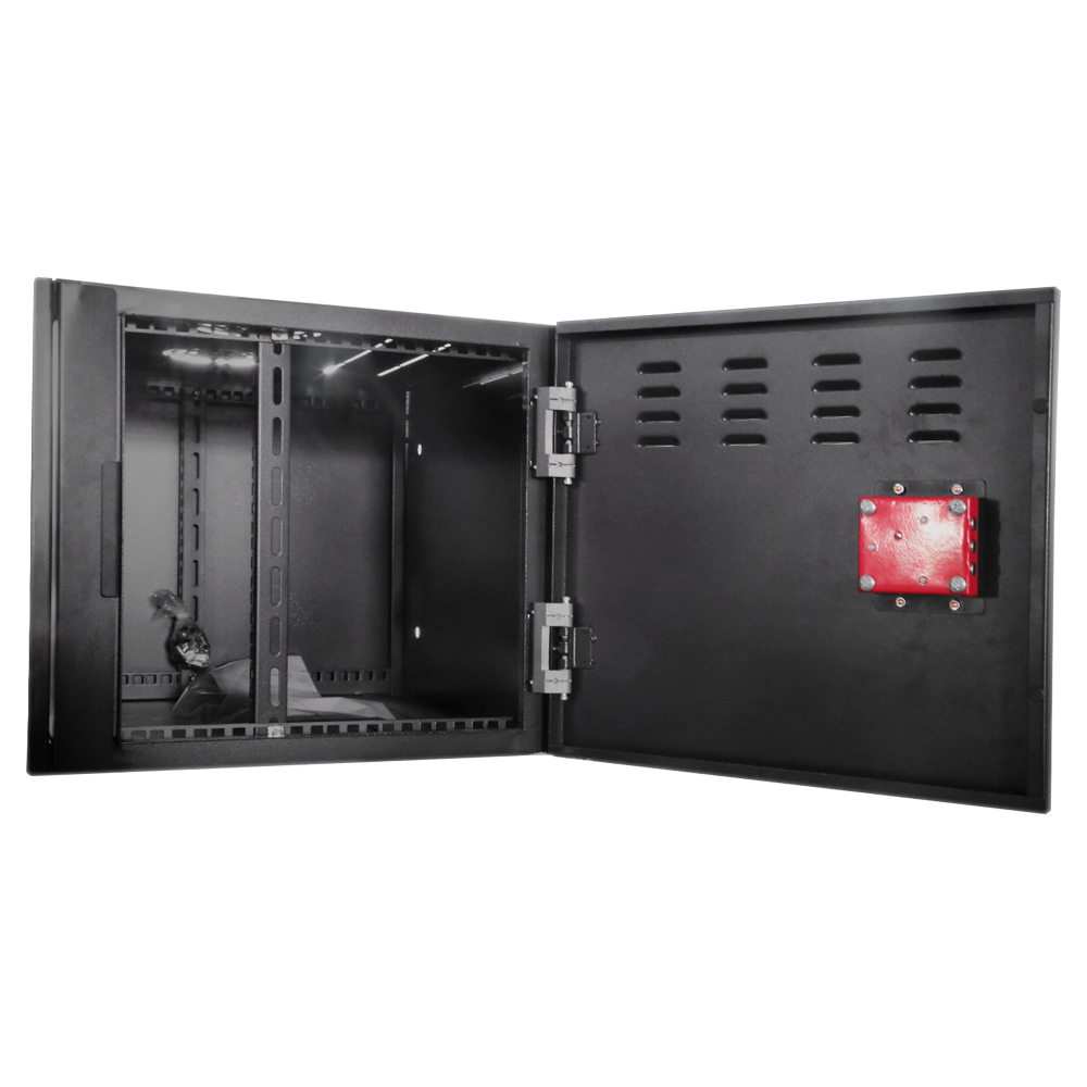 Closed metal case for DVR - Specific for CCTV - For recorders up to 6U rack - Lever lock - Compatible with the 19" RACK standard - Quality and resistance