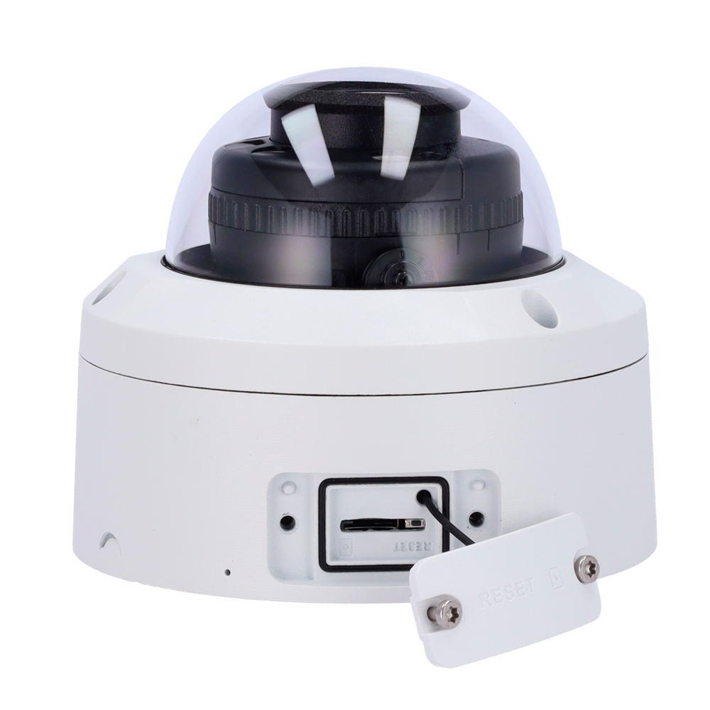 Telecamera IP 4 Megapixel Smart Dual Light - 1/2.7" CMOS - Compressione H.265+ / H.265 - Ottica 2.7–13.5 mm / Active Deterrence - MicroSD fino a 256GB - IVS (Protezione perimetrale) / SMD 4.0