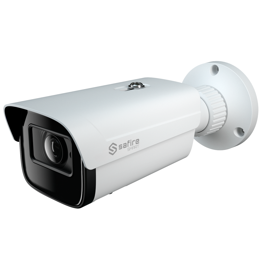 Safire Smart - Cámara Bullet 4 en 1 Gama B1 - 2 Mpx (1920x1080), 1/2.8" CMOS - Lente Varifocal 2.8~12 mm | alcance IR 50 m - DWDR, HLC, BLC, AGC - Resistente al agua IP67