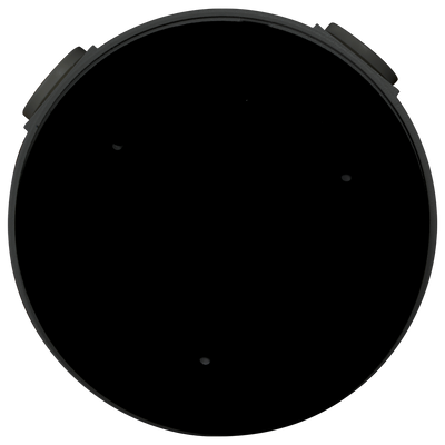 Scatola di giunzione - Per telecamere dome - Installazione a tetto o parete - Passacavo - Colore nero