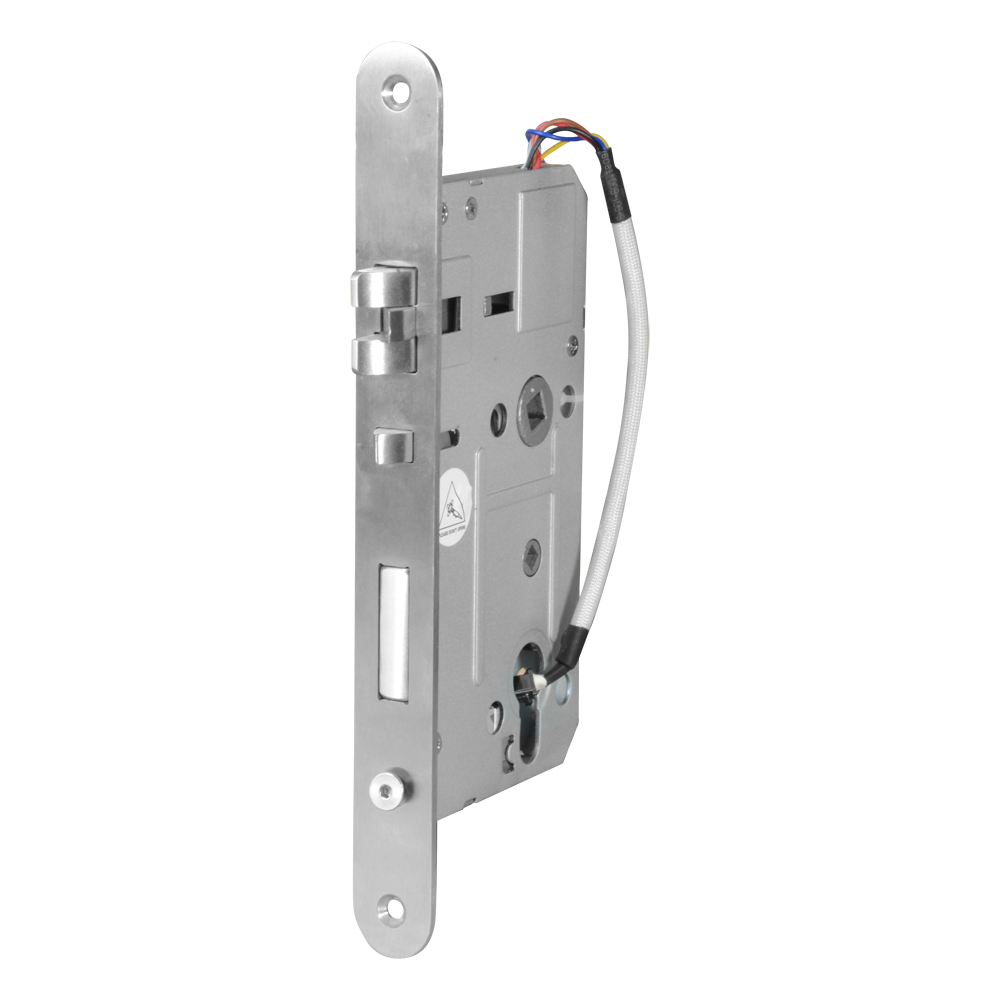 Serratura hotel - Apertura tramite scheda MF - Backset 60 mm | Apertura a sinistra - Batteria autonoma 4 x AAA - Cilindro di emergenza - Gestione con il software Hotel Lock System