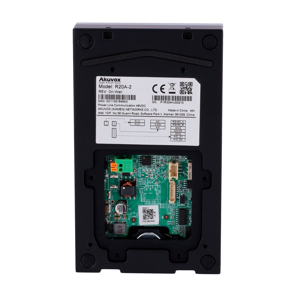 Vandal-proof 2-wire wall-mounted video intercom - 2 Mp camera | Crystal Clear Two-Way Audio - Opening via EM/MF card and NFC | 1 relay - SIP standard - Cloud maintenance - Monitor and outdoor station connection via Cloud