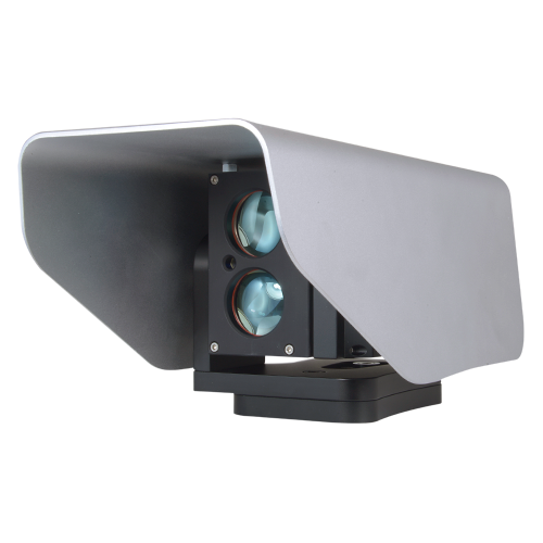 Rivelatore laser esterno GJD - Tecnologia Laser di grande portata - Campo di rilevamento regolabile fino a 500 m - Elevata affidabilità e precisione - Alimentazione 12 VDC / PoE IEEE 802. 3af - Uso esterno