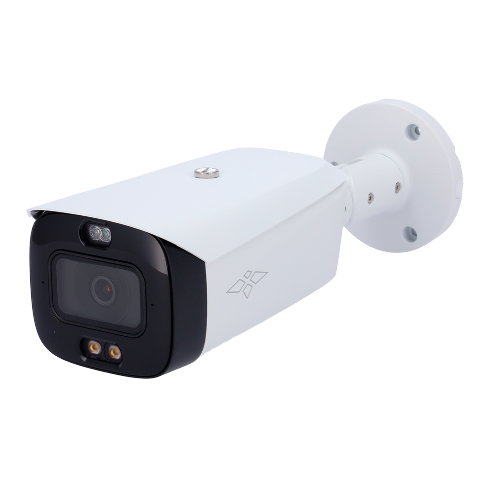 Cámara IP Inteligente Dual Light 4 Megapixels - CMOS progresivo 1/2.7" 4MP - Compresión H.265+ / H.265 - Lente 2.8 mm / Disuasión Activa - MicroSD hasta 256GB - IVS (Protección Perimetral) / SMD 4.0
