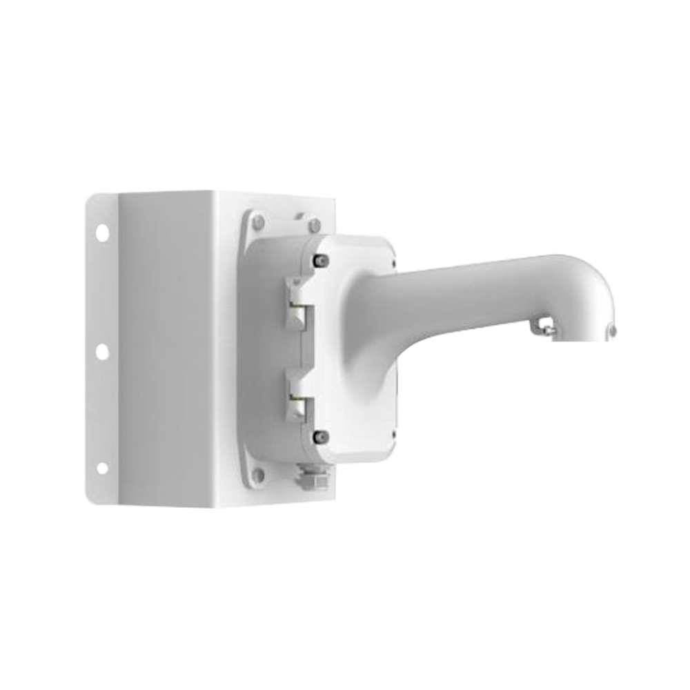 Soporte de esquina Safire Smart - Para domos motorizados - Incluye caja de conexiones - Apto para exterior - Apto para instalación en esquina - Aleación de aluminio y acero