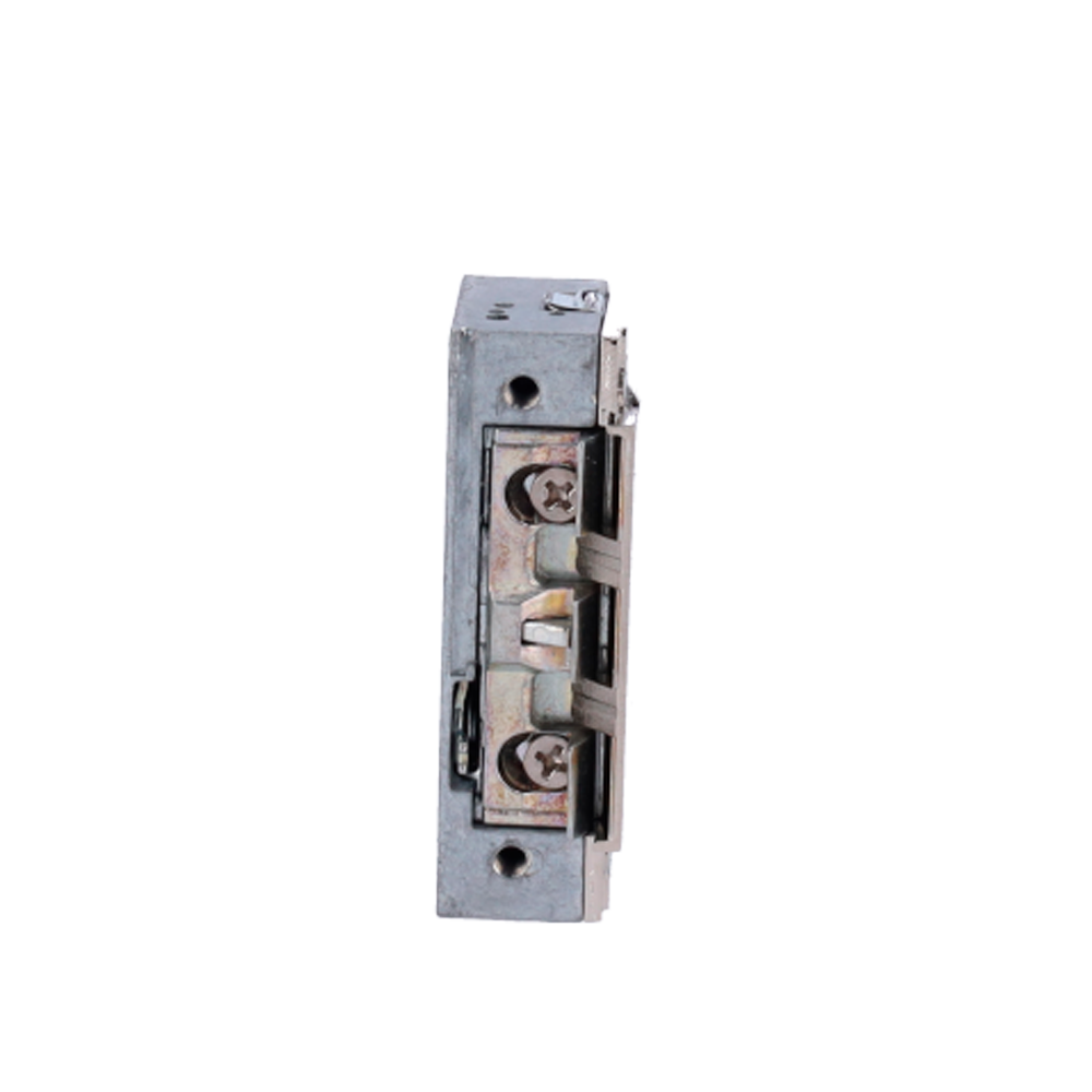 Apriporta elettrico Dorcas - Per porta singola | Scrocco radiale regolabile - Modo apertura Fail Secure (NO) - Forza di ritenzione 330 kg | Anteriore senza taglio - Alimentazione AC/DC 10-24V | Memoria - Montaggio ad incasso | Passaggio libero