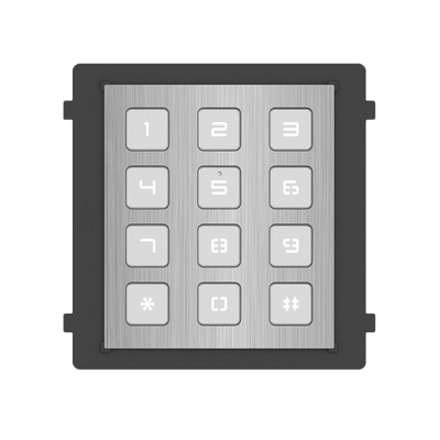 Modulo estensione - Chiamata di diversi monitor - Apertura con codice di accesso - Illuminazione a LED della tastiera - Adatto per esterni IP65 - Montaggio modulare