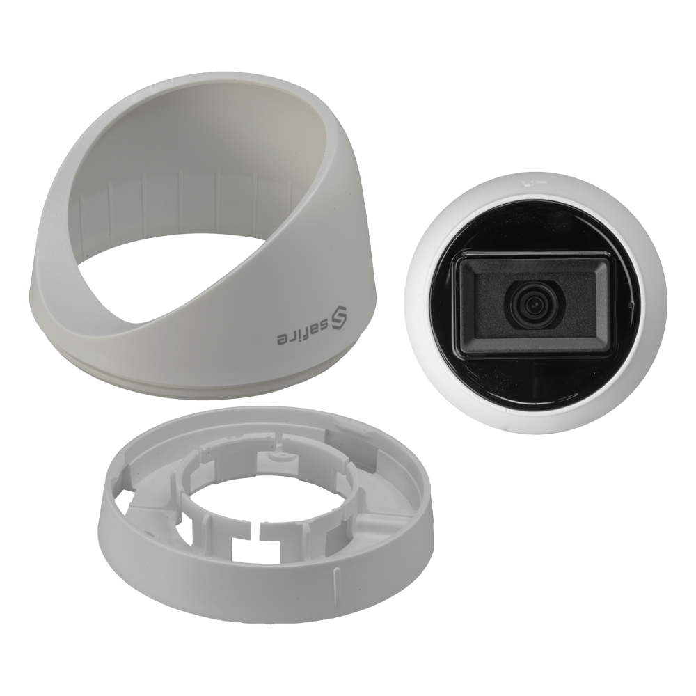 Safire Gamma PRO Dome Cameras - 4 in 1 output - 5 Mpx high performance CMOS - 2.8 mm lens | IR range 40 m - Audio over coaxial cable - Waterproof IP67