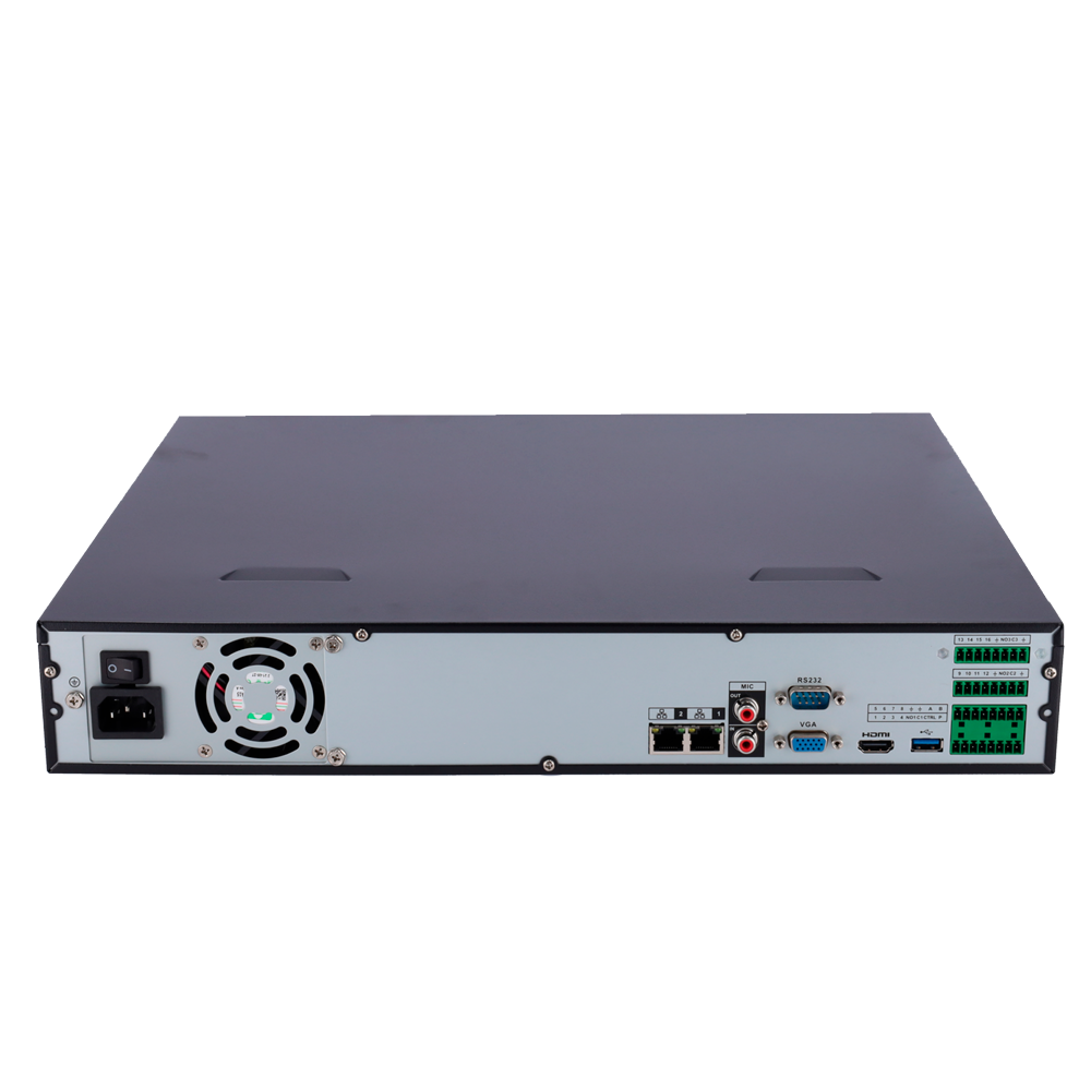 Videoregistratore X-Security NVR per telecamare IP - Massima risoluzione 16 Megapixel - 1 CH riconoscimento facciale - 4 CH riconoscimento di persone e veicoli - Uscita HDMI 4K e VGA | Audio | Allarmi - WEB, DSS/PSS, Smartphone e NVR