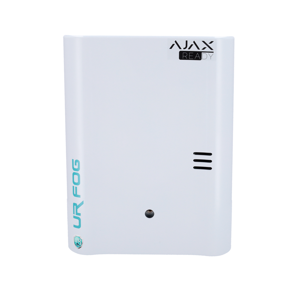 URFOG Ajax Ready - Nebbiogeno Gamma Modular - 2 relè Ajax integrati (inserimento e sparo) - Anche 800 m3 senza visibilità - Consumo energetico molto basso - Non lascia tracce dopo lo sparo