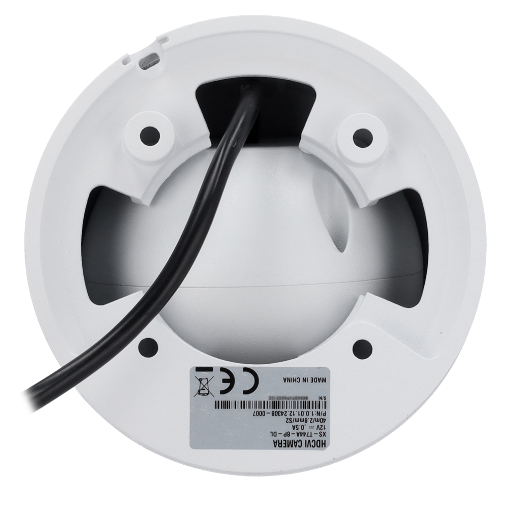 Telecamera Turret HDCVI X-Security - CMOS 4K - Ottica 3.6 mm - WDR(120dB) - Doppia illuminazione: IR + Bianco portata 40 m | Microfono - Waterproof IP67