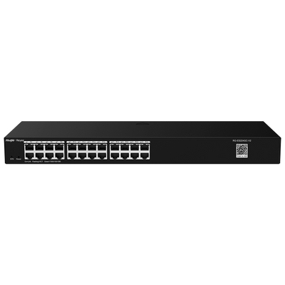 Reyee Switch Cloud - 24 porte RJ45 Gigabit - Velocità della porta 10/100/1000 Mbps - Plug & Play - VLAN/Port Isolation/Loop Detection - Limite di Velocità della Porta