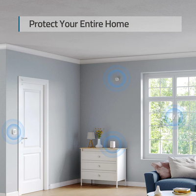Kit de alarma Eufy by Anker - HomeBase WiFi/LAN/RF - Teclado independiente con batería - 2 sensores de apertura inalámbricos - 1 detector de presencia PIR inalámbrico - App Eufy Security