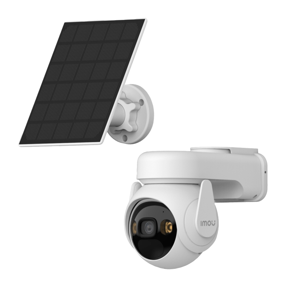 Cámara 4G a Bateria Imou 3 Megapixel - Movimiento y Seguimiento automático - Lente 3.6 mm / IR 30m / Led blanco - Detección por PIR / Panel Solar - Audio Bidireccional / Sirena - Apta para exterior IP67