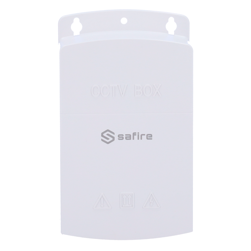 Safire Extensor PoE de Exterior - Amplía alcance alimentación PoE hasta 650 metros - 2 puertos PoE Out + 1 Uplink RJ45 PoE In - IEEE 802.3 af/at/bt - Potencia de salida máxima 60 W - Puertos 10/100 Mbps