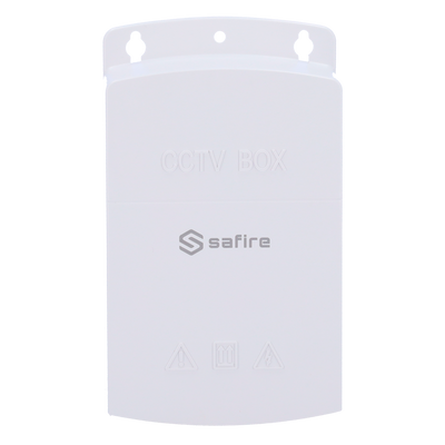 Safire Extensor PoE de Exterior - Amplía alcance alimentación PoE hasta 650 metros - 2 puertos PoE Out + 1 Uplink RJ45 PoE In - IEEE 802.3 af/at/bt - Potencia de salida máxima 60 W - Puertos 10/100 Mbps