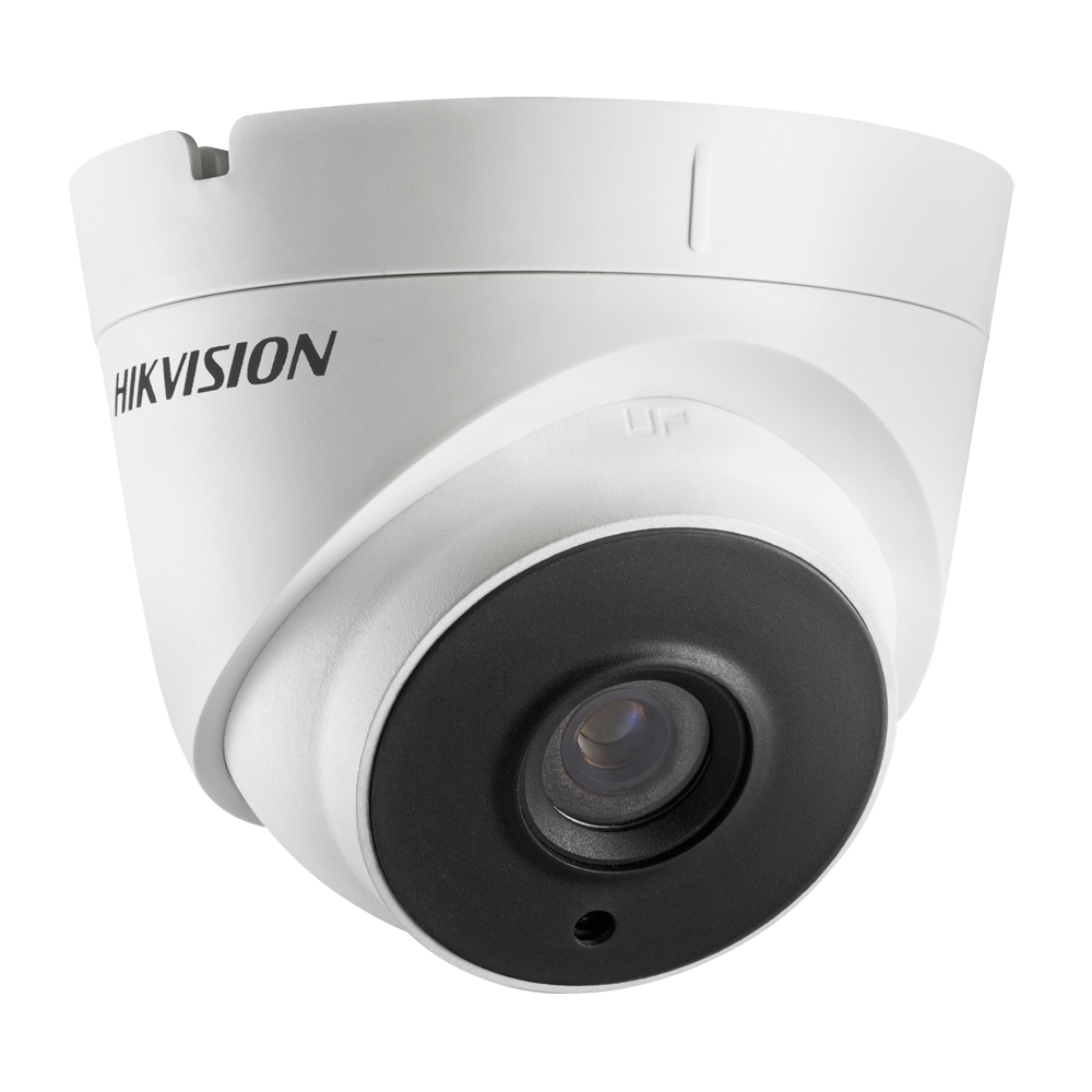 Hikvision - Cámara Turret HDTVI Gama Value - Resolución 1080p (1920x1080) - Lente 2.8 mm | EXIR IR alcance 40 m - Alimentación sobre coaxial PoC.af - Impermeable IP67