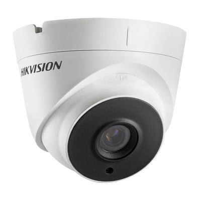 Hikvision - Cámara Turret HDTVI Gama Value - Resolución 1080p (1920x1080) - Lente 2.8 mm | EXIR IR alcance 40 m - Alimentación sobre coaxial PoC.af - Impermeable IP67