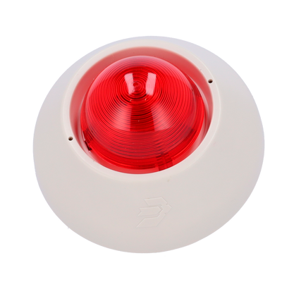 Sirena analogica Jade Bird - Elevata potenza di uscita 100 dB(A) @ 1m - Richiede un'alimentazione ausiliaria da 24 VDC - Non include base - Installazione per interni - Certificato EN 54-3