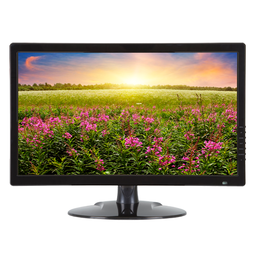 SAFIRE LED 22" 4N1 monitor - Designed for 24/7 video surveillance - HDMI, VGA, BNC and Audio - 1920x1080 resolution - Noise filter - Low consumption