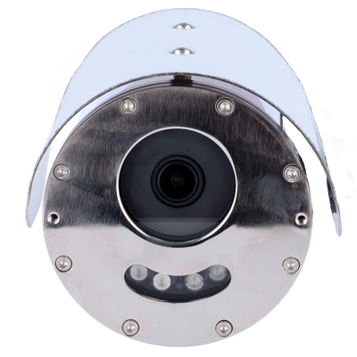 Telecamera IP Explosion Proof 8 Mp - 1/2.7" Progressive Scan CMOS - Ottica motorizzata 2.8 -12 mm AF - IR LED Portata 50 m - Alloggiamento in acciaio inox 304 resistente alla corrosione - Impermeabilità IP68