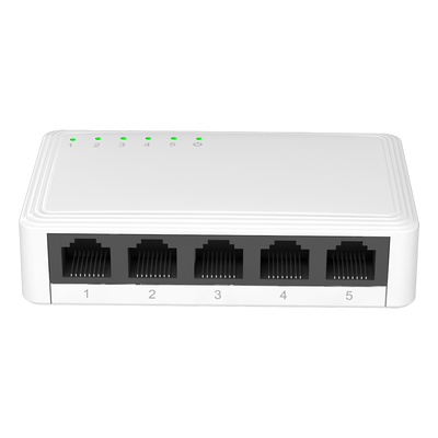 Switch da tavolo - 5 porte Gigabit - Velocità 10/100/1000 Mbps - Plug & Play - Tecnologia di risparmio energetico