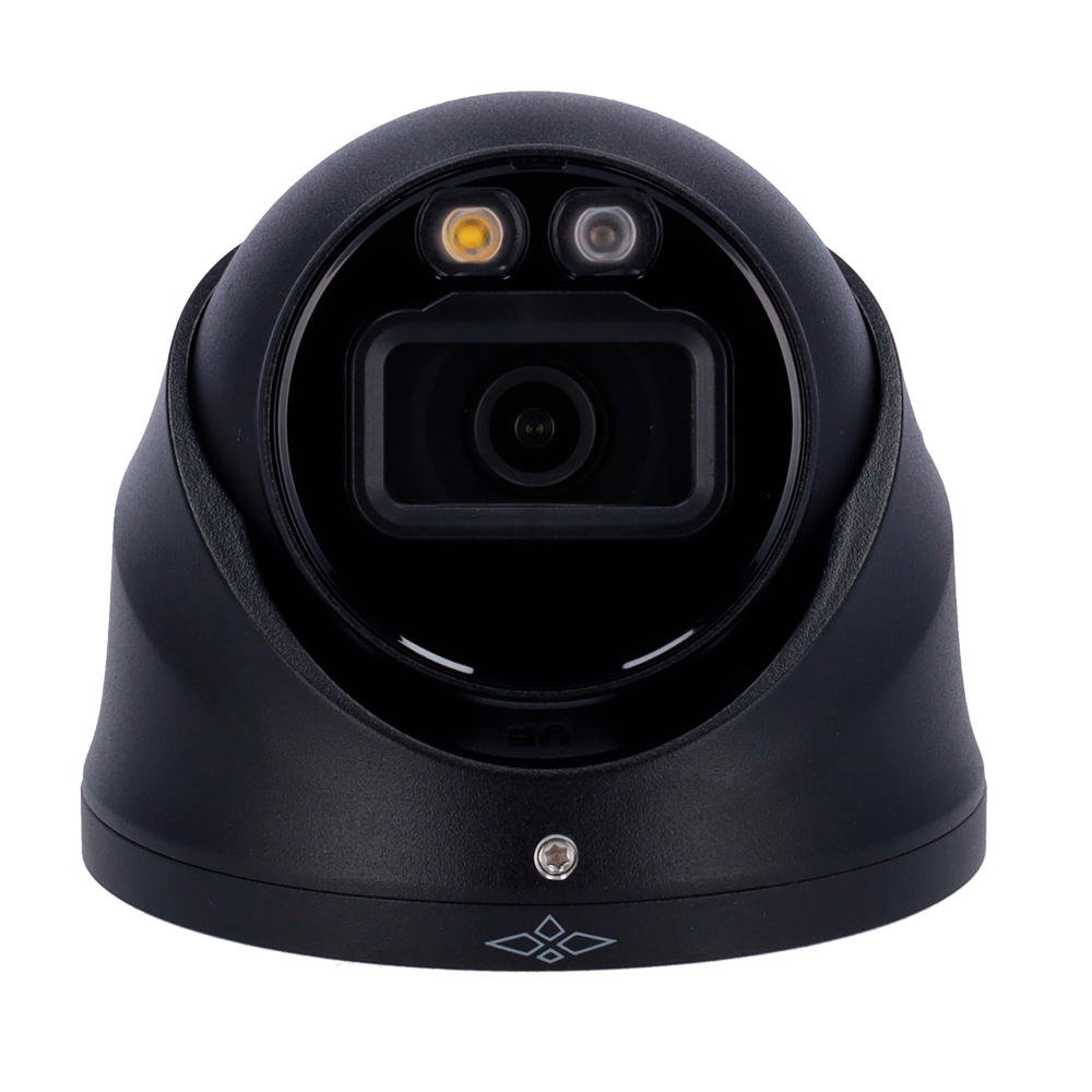 Cámara Turret IP X-Security WizSense NEGRO - 4 Megapixel  (2688 × 1520) - Lente 2.8 mm  - PoE | H.265+ - Micrófono integrado | Micro SD hasta 256GB - Funciones Inteligentes | Smart Dual Iluminación