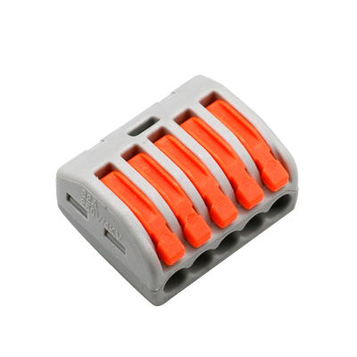 Safire -  Conector de Cable - 1 Entrada y 4 Salidas  - Calibre del cable 28 ~ 12AWG - Longitud de la tira 10mm - 10 unidades
