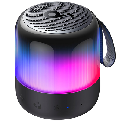 Altoparlante portatile Soundcore by Anker - Suono di 8W - 12 Ore di riproduzione - Collega più di 100 altoparlanti - Waterproof IP67  - Colore nero