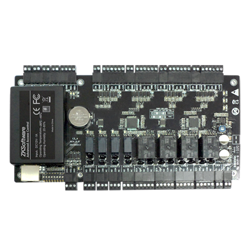 RFID access controller - Card or password access - TCP/IP communication | RS485 - 4 Wiegand readers - Relay output for 4 doors - ZKBioAccess software