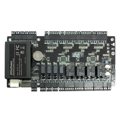 Controller di accessi RFID - Accesso con scheda o password - Comunicazione TCP/IP | RS485 - 4 lettori Wiegand - Uscita relè per 4 porte - Software ZKBio CVSecurity