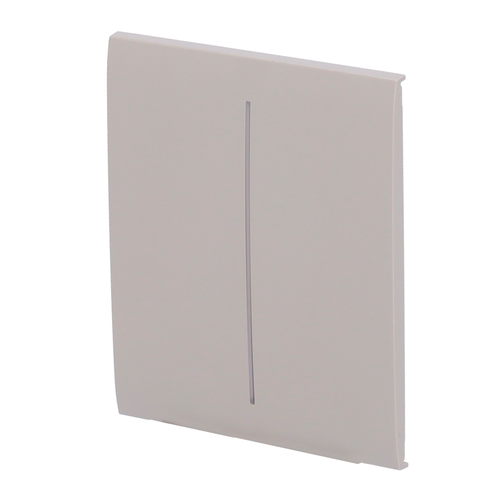 Ajax - LightSwitch CenterButton - Pannello tattile per doppio interruttore della luce - Compatibile con AJ-LIGHTCORE-2G - Retroilluminazione a LED - Pannello tattile centrale senza contatto - Colore oliva - Innowatt