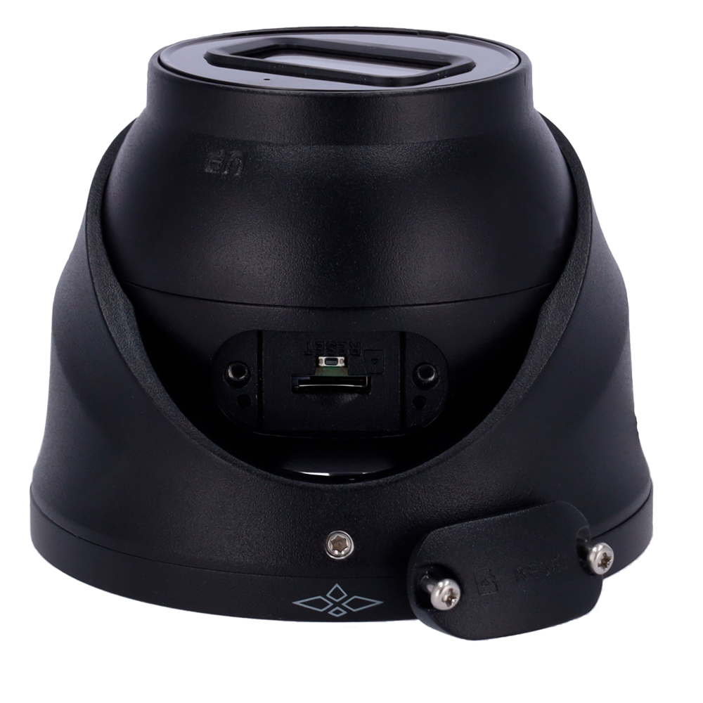 Cámara Turret IP X-Security Color Negro - 4 Megapixel (2688x1520) - Lente 2.8 mm / LEDs Alcance 30 m - WDR 120 dB | Micrófono integrado - PoE | H.265+ - Funciones inteligentes