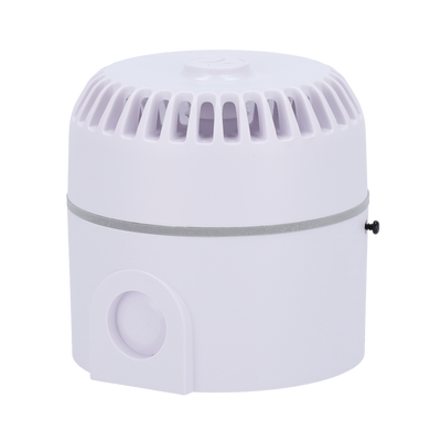 Roshni LP - Sirena de incendio con cable para uso interior y exterior - Potencia sonora 103 dB a 1 m - 32 tonos de alarma - Base alta para instalación sencilla - Alimentación de 24 VDC
