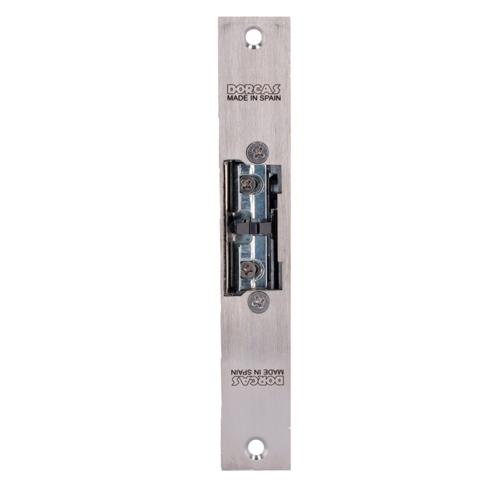 Dorcas Electric Door Opener - For Single Door | Adjustable Radial Latch - Fail Safe (NC) Opening Mode - 330kg Retention Force | Front without cut - DC 12V power supply - Flush mounting