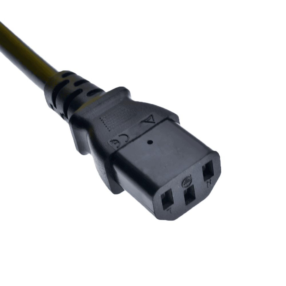 Cable de alimentacion - Para CPU - Conector C13 a  C14 - 250VAC / 10A - 200cm de largo