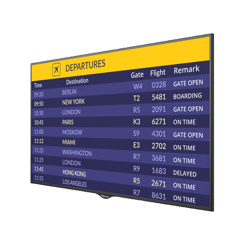 Monitor HISENSE DLED 4K 86" | Serie M - Valido per soluzioni Digital Signage - Risoluzione 3840x2160 - Ingresso HDMI, DVI, VGA, DP, USB, RS232 - Angolo di visione di 178° - Audio | Altoparlanti integrati