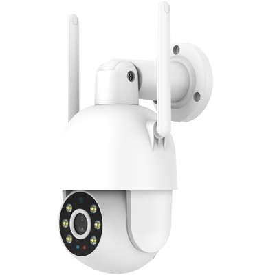 Telecamera IP 2Mpx VicoHome Wifi - Movimento PT Autotracking - H.264 / Obiettivo 3.6 mm - IR 10 m / LED bianco / Lampeggiante polizia - Audio / Sirena / Slot SD - App VicoHome e Cloud / Compatibile con Alexa