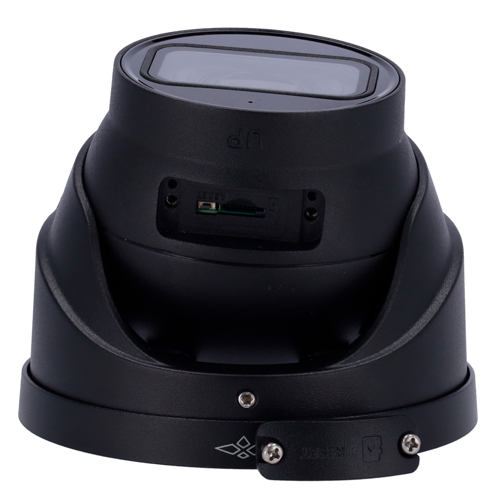 Cámara Turret IP X-Security Gama PRO BLACK - 4 Megapixel (2688x1520) - Lente Varifocal 2.7 ~ 13.5 mm - Autofocus Motorizado | WizSense - IVS (Perimeter Protection) | SMD Plus - Impermeable IP67 | Micrófono integrado