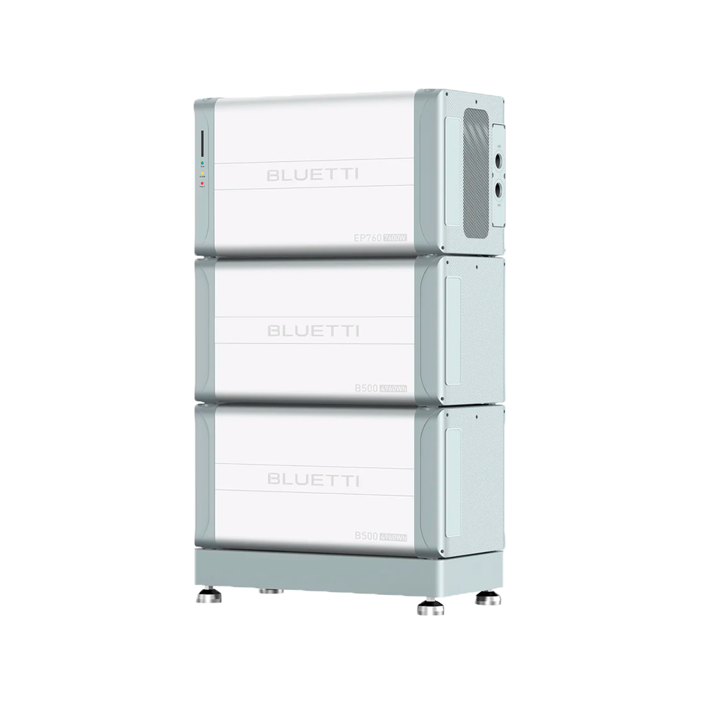 Kit batería domestica - 1xBL-EP760, 1x Batería BL-B500, 1x BL-Bracket - Gran capacidad 9920 ~19840Wh - Potencia 7600W - Formas de recarga múltiple - Control a través la APP (Wifi y Bluetooth)