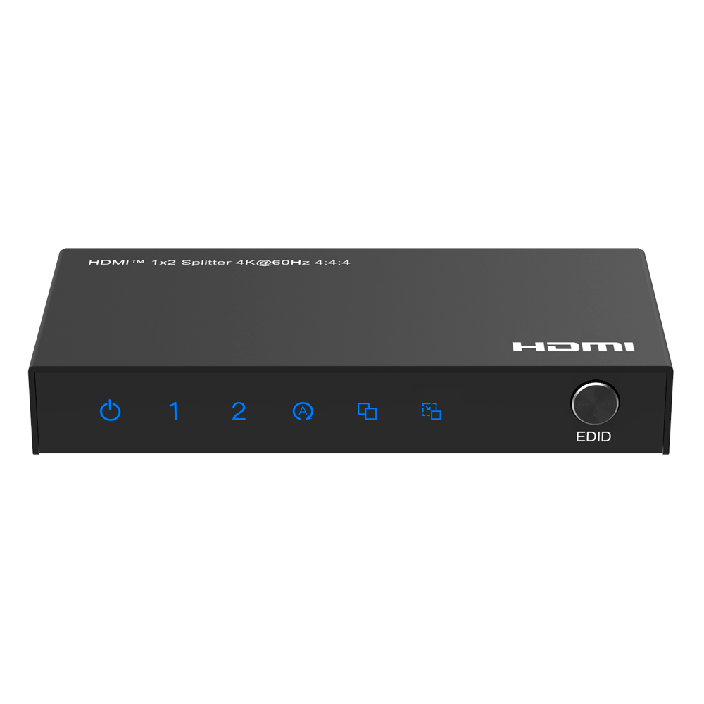 Splitter HDMI  - 1 Ingresso - 2 Uscite - Risoluzione fino a 4K@60Hz - Impostazioni EDID
