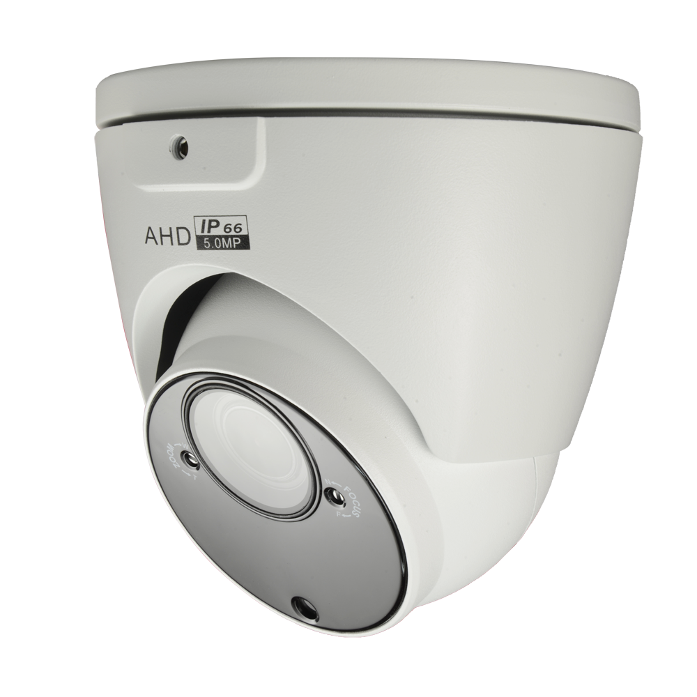 Cámera dome Gama 5Mpx/4Mpx ECO - 4 in 1 (HDTVI / HDCVI / AHD / CVBS) - 1/2.7" SmartSens© SC5035+FH8538M - Ottica 2.8~12 mm - IR LED SMD Portata 40 m - Menù OSD remoto da DVR