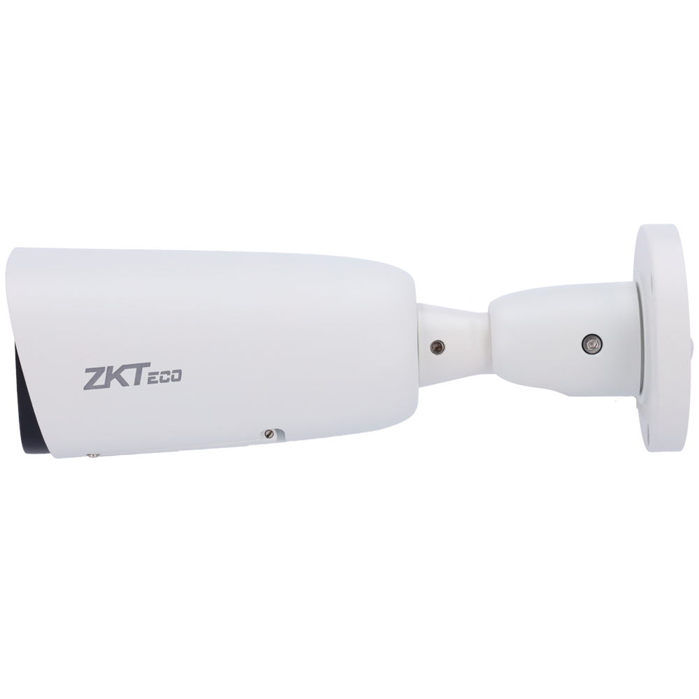 Cámara IP tipo bala LPR de 2 Mp - Sony STAVIS CMOS 1/2.8” - Función OCR (lectura de matrículas integrada) - Lente motorizada 3.35~10.05 mm - Alcance LED IR 50 m | RS485 - Software LPR integrado | ZKBio CVSeguridad